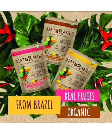 Naturanic Organic Freeze Dried Fruit Snacks - No Sugar Added, Vegan, Gluten Free, Non-GMO - 0.9 oz/pack (Pack of 6) - Buy Online on GoSupps.com