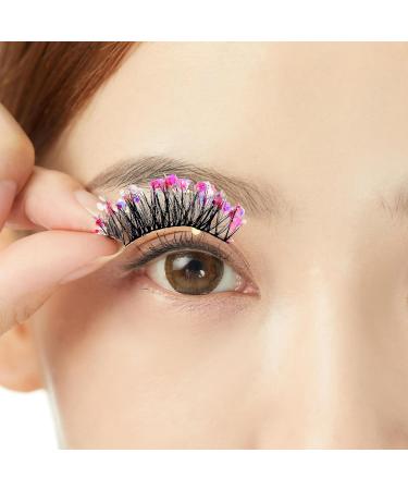 minkissy 3 Pairs Fake Eyelashes Fluffy Eyelashes Extensions Glitter Eyelashes Makeup Supplies for Women Girls - Buy Online on GoSupps.com