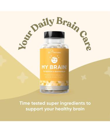 Eu Natural My Brain Headache Relief Vitamins - 60 Capsules for Natural Pain Support - Buy Online on GoSupps.com