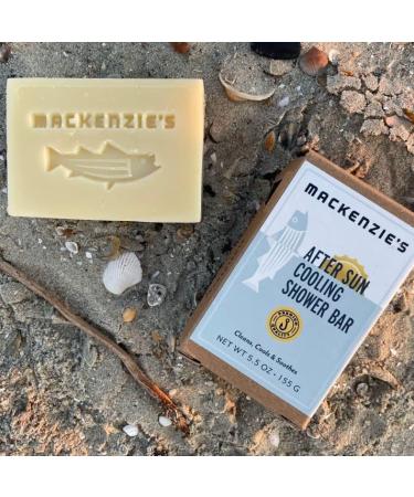 MacKenzie's After Sun Cooling Shower Bar 5.5 oz - Ideal Gift for Fishermen, Gardeners, and Sailing Enthusiasts - Buy Online on GoSupps.com