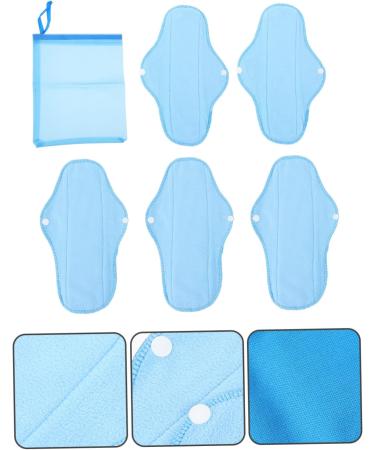 Frcolor Women's Bandage Pads - Polarfleece Activated Carbon for Menstrual Comfort | 6 Stk Overnight Washable Napkins & Medium East Pads - Buy Online on GoSupps.com