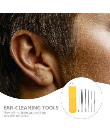 Stainless Steel Earwax Removal Kit | Ear Cleaning Tool Set for Safe and Easy Ear Wax Removal | Portable Ear Cleaner Tool for Ear Hygiene - Buy Online on GoSupps.com