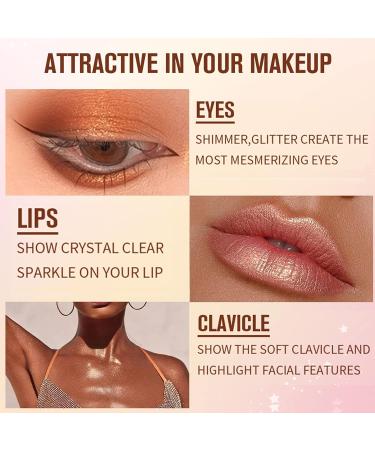 Moisturizing Liquid Body Shimmer: Glitter Oil for Silky Illumination - Body Highlighter & Bronzer Drops - Buy Online on GoSupps.com