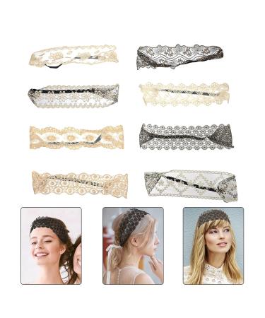 Uonlytech 8pcs Lace Stretch Headbands for Women and Girls - Lace Beaded Set - Buy Online on GoSupps.com