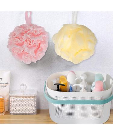 6pcs Bath Loofahs Shower Sponge - Exfoliating Bath Puffs for Men and Women in 6 Colors - Buy Online on GoSupps.com