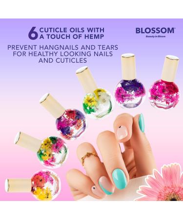 Blossom Heavenly Hemp Spring Bouquet Cuticle Oil - 0.42 fl oz - Moisturizing, Strengthening, Made in USA - Buy Online on GoSupps.com