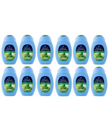Felce Azzurra 12 x Mint Blue & Lime Fern Refreshing Shower Gel - Shower Gel 250ml