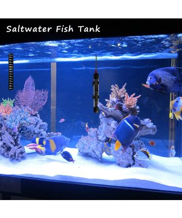 DOMICA 25W Mini Aquarium Heater | Submersible Heater for 1-8 Gallon Fish Tank | Free Thermometer Sticker Included - Buy Online on GoSupps.com