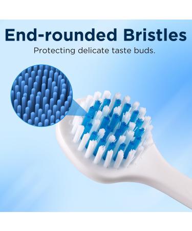 Tongue Brush 6 Pack - Effective Tongue Cleaner for Adults & Kids | Essential Oral Hygiene Tool - Buy Online on GoSupps.com