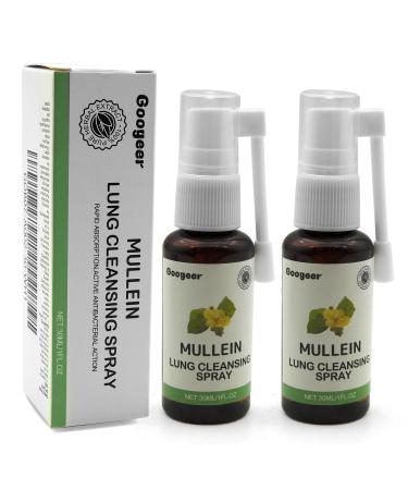 Setymoy Mullein Lung Cleansing Spray Mullein Leaf Extract for Lungs (2 Bottle)
