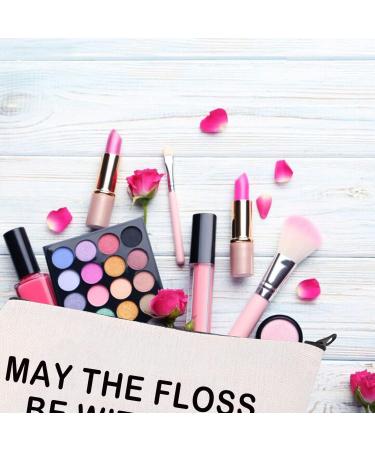 BDPWSS Dentist Gift - Waterproof Make-up Bag for Dental Hygienists & Assistants - 'May the Floss Be With You' Zippering Bag - Buy Online on GoSupps.com