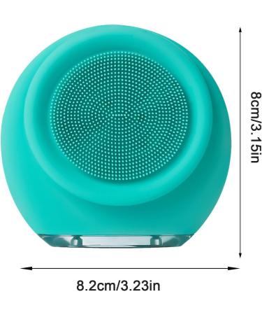 DASHIELL Face Brush Cleanser - Electric Facial Brush Gentle Silicone Face Wash Brush Silicone Waterproof Face Brush for Birthdays Anniversaries Facial Cleansing Holidays Green - Buy Online on GoSupps.com