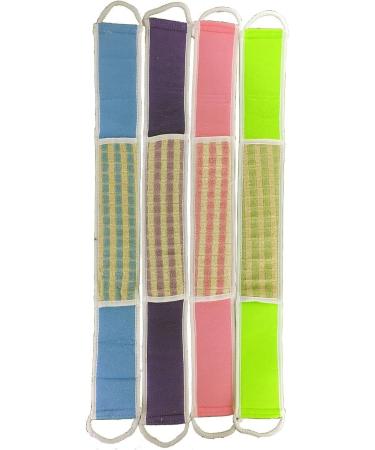 Unknown Cotton Massage Sponge | Peeling Back Strap - 8x70 cm for Soothing Exfoliation | International Shipping - Buy Online on GoSupps.com