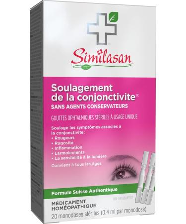 Similasan Pink Eye Relief Monodose 20 Count - Buy Online on GoSupps.com