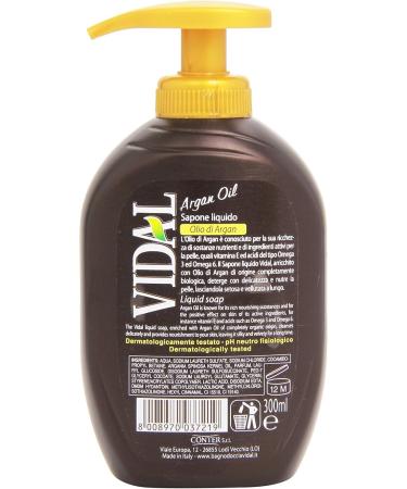  Italian Gourmet E.R. Vidal Liquid Soap Argan Oil Liquid Soap Argan Oil 6 x 300 ml + Italian Gourmet Pulp 400 g - Buy Online on GoSupps.com