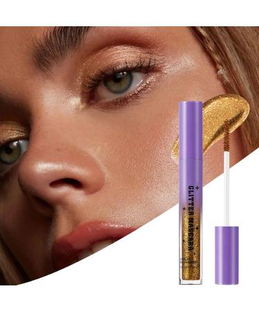 Glitter Mascara - Party Gloss Mascara | Waterproof Lengthening Curling Smudge-Proof Long-Lasting Eyelash Makeup for Women for Weddings Parties Stage Proms - Buy Online on GoSupps.com