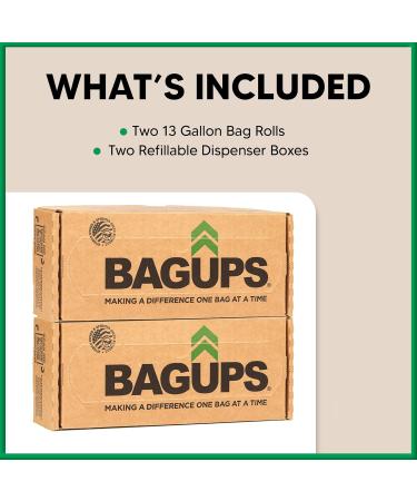 13 Gallon Tall Kitchen Bags Biodegradable Trash Bags 24"x32"x.95 mil thick ASTM D6954-18 2 Bag Dispensers 30 Bags - Buy Online on GoSupps.com