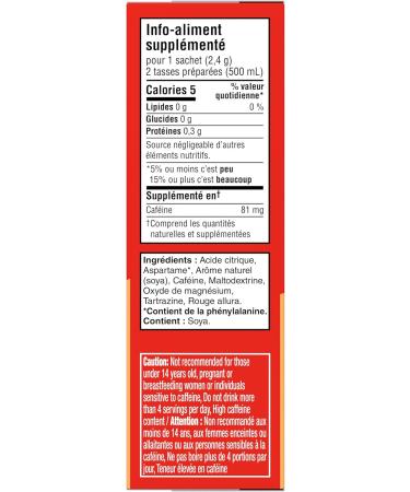 mio Energy Peach Mango Energy Drink Mix 2.4 g Packets 10 ct Box - Buy Online on GoSupps.com