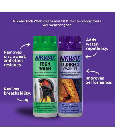 Nikwax Hardshell Cleaner & Waterproofing Duo-Pack 300ml | Eco-Friendly Solution - Buy Online on GoSupps.com