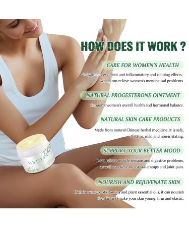Wild Yam Cream for Hormone Balance | Natural Skincare for Menopause & Menstrual - 3.17 oz Organic Solution | Alleviate Hot Flashes & Night Sweats - Buy Online on GoSupps.com