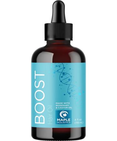 Rosemary Hair Oil for Dry Damaged Hair - Vegan Rosemary and Castor Oil Hair Oil for Dry Hair & Scalp with Thickening Botanical Oils & Extracts for Women and Men with Frizzy Thin or Weak Hair (118mL) - Buy Online on GoSupps.com