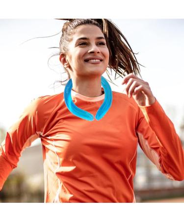 Neck Cool Ice Wrap - Ice Cooling Wrap for Neck | Portable and Wearable Cooling Neck Wraps Cooling Products for Hiking Study Camping Offices Travel Guanglu Blue - Buy Online on GoSupps.com