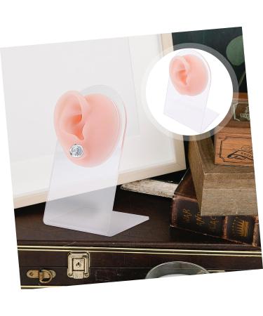 Beaupretty Silicone Ear Model for Piercing and Jewelry Kits - Ear Jewelry Holder and Earring Stud Set for Babies - Earring Support Moulds - Complexion 11.5x7.5cm - Buy Online on GoSupps.com