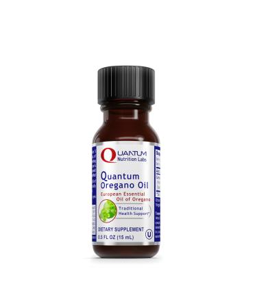 QNL Quantum Oregano Oil - Oregano Essential Oil - Supports Optimal Health - Oil of Oregano Liquid Drops - Organic Oregano Oil Liquid - 0.5 fl oz