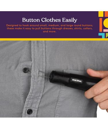 Elderly Disabled Dressing Anti-Spill Glue Cross-Border Buckle Helper unclasp Zipper black free - Buy Online on GoSupps.com