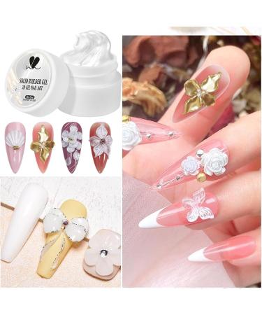 Nail Sculpting Gel - Solid Builder Nail Gel Non Stick Hand 3d Carving Naiil Arts 5ml Non-Sticky Builder for Extension Carving Design Molding Professional Solid BuilderS NailS GelS - Buy Online on GoSupps.com