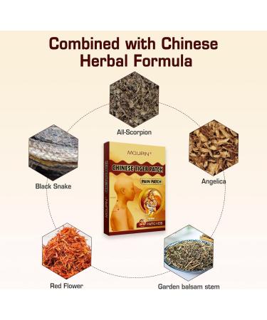 MQUIN Pain Relief Patches - 20 PCS Chinese Tiger Herbal Patch for Knee, Back, Joint, Muscle, Neck Pain - Buy Online on GoSupps.com