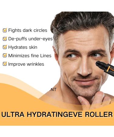 Tongyend Hydra energetic Men Eye Cream Roller caffeine eye cream Under Eye Roller for Dark Circles Lines&Puffiness Eye Bags Remover Anti Age - instant eye tightener - Hydrating Relax Eyes Fatigue - Buy Online on GoSupps.com