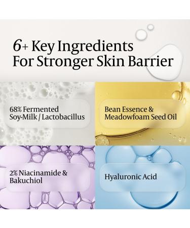 aruen Fermented Tofu Collagen Serum 68% Fermented Soy Milk with Niacinamide & Hyaluronic Acid Korean Hydrating Face Serum for Firming, Radiance & Skin Barrier Care (1.01 fl oz / 30ml) - Buy Online on GoSupps.com