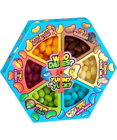 Jelly Bean Game Who Dares Yummy or Yucky Flavour Fun Spin Wheel Game Xmas Gift 120g 2Pack (hexagon2) - Buy Online on GoSupps.com