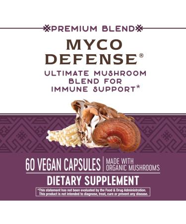 Nature's Way Myco Defense - Premium Blend 60 Vegan Capsules for Immune Support - Buy Online on GoSupps.com