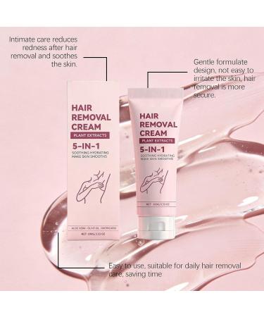  XINRAN Moisturizing body hair removal cream - Long-lasting - Smooth skin - Travel size - Bikini area - Legs - Underarms - Face - Hair removal cream for the whole body even for women - Buy Online on GoSupps.com