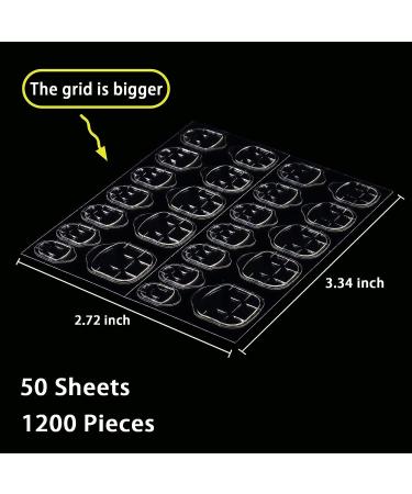 Laza Nail Adhesive Tabs 1200 Pcs - Germany Jelly Gel, Double Sided Tips for Acrylic False Nails Tape - Buy Online on GoSupps.com