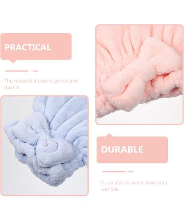MAGICLULU 6 Pcs Coral Fleece Dry Hair Hat Hats for Women Scrunchies for Girls Quick Dry Hair Pumpkin Accessories Washing Caps Coral Fleece Hair Dry Hat Miss Elasticity Hair Ring - Buy Online on GoSupps.com