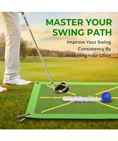 Advanced Golf Training Mat for Swing Detection and Proper Posture - Indoor/Outdoor Golf Practice Aid - Buy Online on GoSupps.com