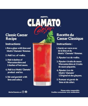 Mott's Clamato Original 945mL Bottle Pack of 1 - Buy Online on GoSupps.com