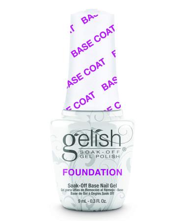 Gelish Basix Polish, 0.3 oz. 0.3 Fl Oz (Pack of 1) Gelish Foundation Base Coat LED Gel Polish, 0.3 oz.