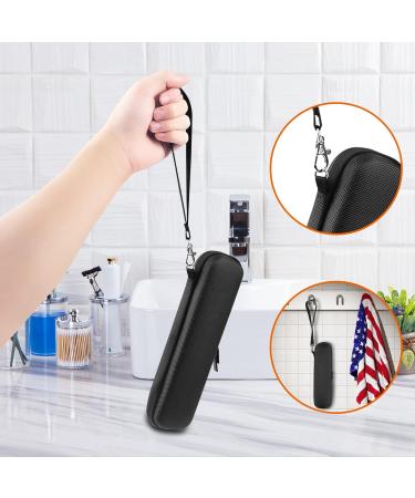 Gvolatee Hard Shell Travel Case for Sonicare Toothbrush - Portable Storage for Accessories - Brown & Black Options - Buy Online on GoSupps.com