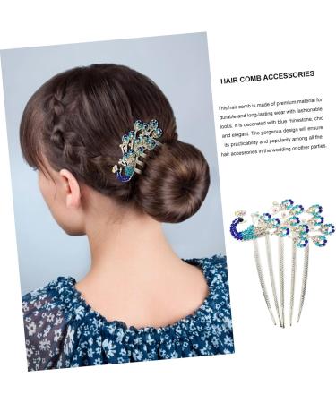 MUSISALY Diamond Phoenix Hair Comb Bride Hair Clip Rhinestone Barrette Comb Flower Girl Hair Clip Hair Combs for Women Bridal Headpieces for Wedding Flower Girl Barrette Wedding Hair Alloy - Buy Online on GoSupps.com