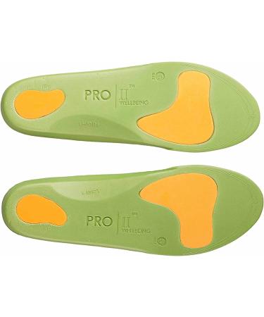 PRO 11 WELLBEING Orthotic Insoles for Plantar Fasciitis & Fallen Arches (11/13 UK) - Buy Online on GoSupps.com