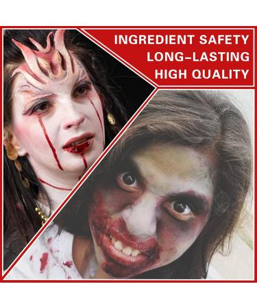 Halloween Makeup Kit | Fake Blood Gel Scar Wax Face & Body Paint | Special Effects Clown Zombie Vampire Makeup International Shipping Available - Buy Online on GoSupps.com
