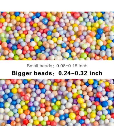 120000 Pcs Foam Balls for Slime with Tools - Colorful Styrofoam Beads for DIY Crafts - 16 Pack - Buy Online on GoSupps.com