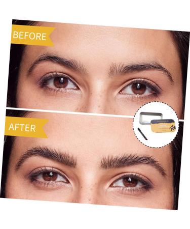 FOMIYES 2 Pcs Eyebrow Styling Cream Lip Gloss Kit Waterproof Suit Wax Stick Brow Pomade Cosmetic Oil Lasting - Buy Online on GoSupps.com