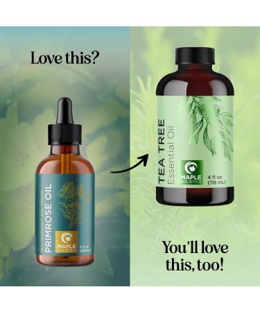 Pure Evening Primrose Oil for Skin - Cold Pressed Natural Face Moisturizer and Nourishing Hair Oil - Use in DIY Skin Care for Dry Flaky Skin Hydration and as a Carrier Oil for Essential Oils Mixing - Buy Online on GoSupps.com