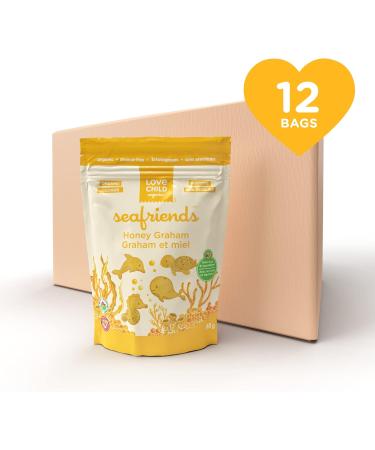Love Child Organics Sea Friends Honey Graham Cookies 140 g (Pack of 12) by Nature's Path - Buy Online on GoSupps.com