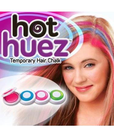 Hot Huez Temporary Hair Chalk-Set of 4 Colors - Buy Online on GoSupps.com